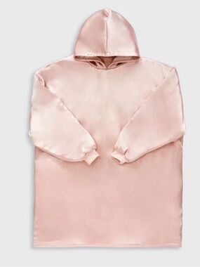 Kitsch Blush Glazey NWT Satin Weighted Blanket Robe One Size Fits Most